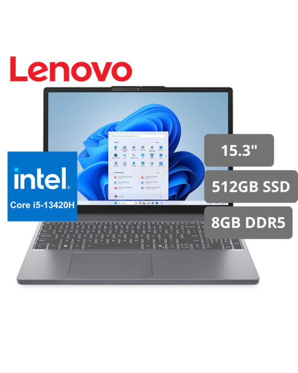 CATALOGO I5 Y R5 NAVIDAD Laptop Lenovo IdeaPad Slim 3 15IRH10 | Core i5-13420H | 8GB RAM DDR5 | 512GB SSD
