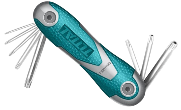 "JUEGO DE LLAVES TORX 8 PIEZAS TOTAL TOOLS"