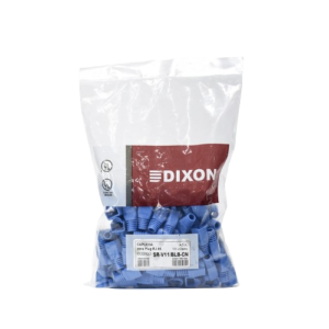 147780 "CAPUCHA CERRADA DIXON PARA PLUG RJ-45, BOLSA X100
MATERIAL: PLASTICO
COLOR: AZUL
GARANTIA: 30 DÍAS"