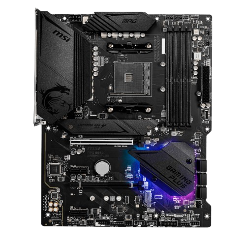 "MSI MPG B550 GAMING PLUS AMD B550 AM4 Socket, HDMI, DP, USB 3.2 Gen 2"