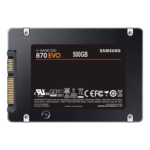 "Unidad en estado solido Samsung 870 EVO 500GB, 2.5", SATA 6Gb/s"