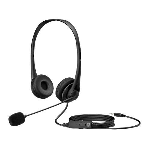 "HEADSET HP G2 STEREO USB NEGRO 3.5MM, CONTROL DE VOL. DIAL Y BOTON DE MICRO"