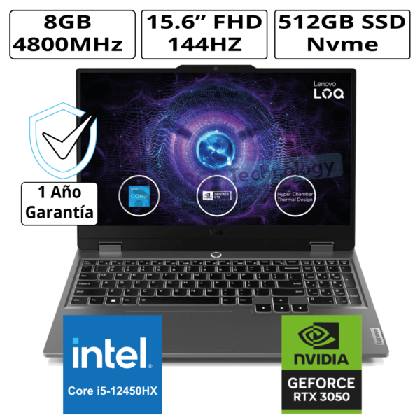 Laptop Gamer Lenovo LOQ 15IAX9 | 83GS006WLM