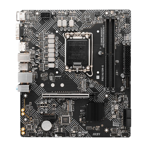 "PLACA MADRE MSI PRO H610M-G,Chipset Intel H610, LGA1700, Matx"