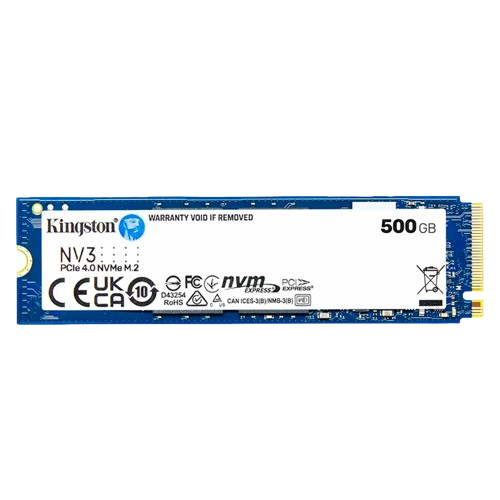 452106 SSD Kingston NV3 500GB NVMe PCIe Gen4 M.2 2280