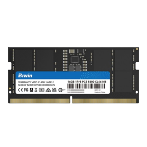 "Memoria Biwin SODIMM, 16GB DDR5-5600, 1R*8, CL46, 1.10 V, 262 Pin"